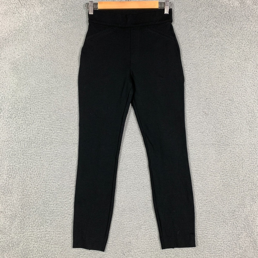 Spanx‎ Perfect Pant Ankle Backseam Skinny Women's XS Black Pull On Stretch Ponte
